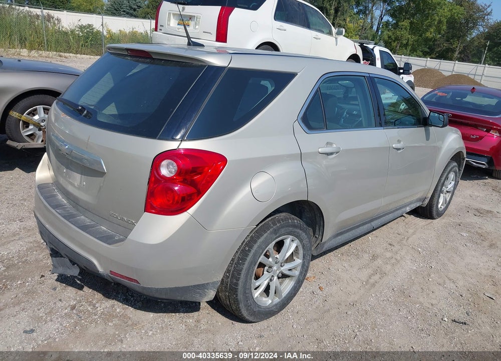 2012 CHEVROLET EQUINOX LS VIN: 2GNALBEK6C6181089