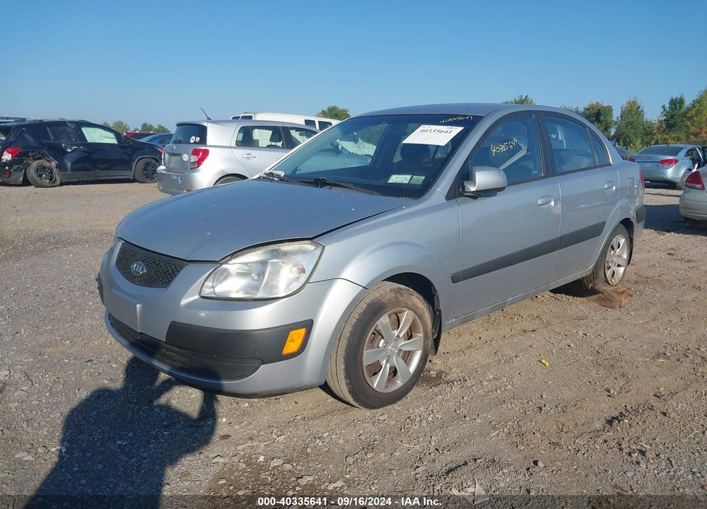 2009 KIA RIO LX VIN: KNADE223896518936