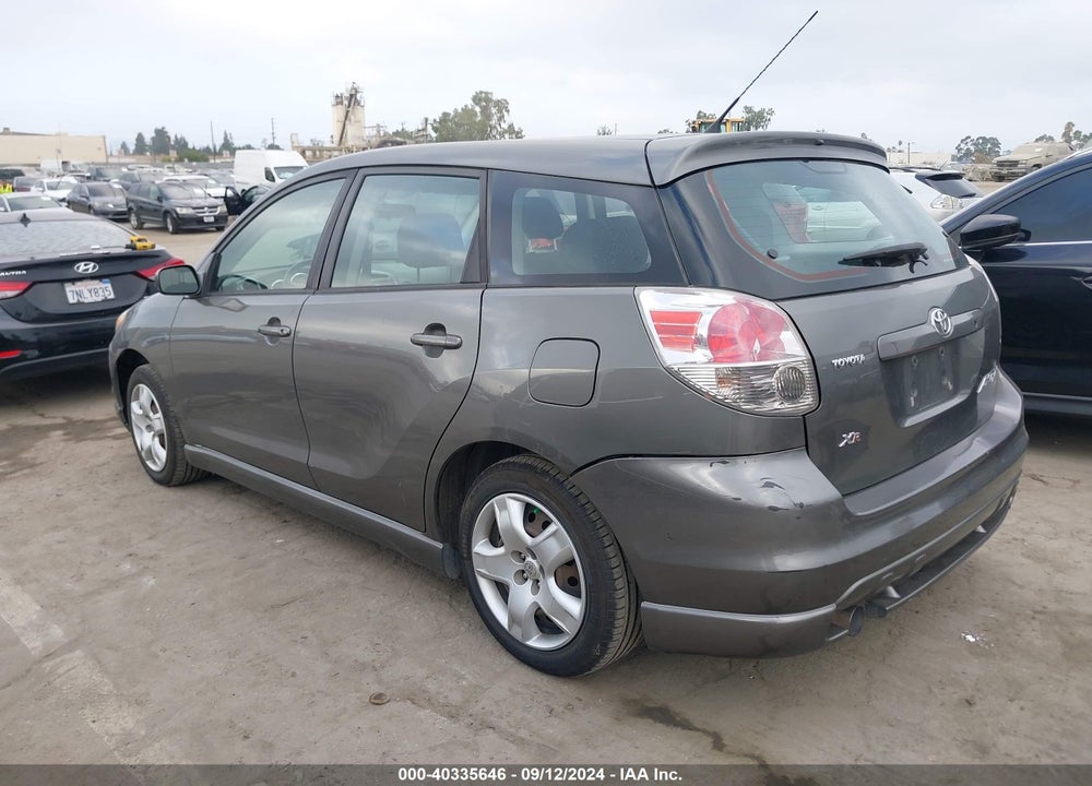 2008 TOYOTA MATRIX/XR VIN: 2T1KR32EX8C706578
