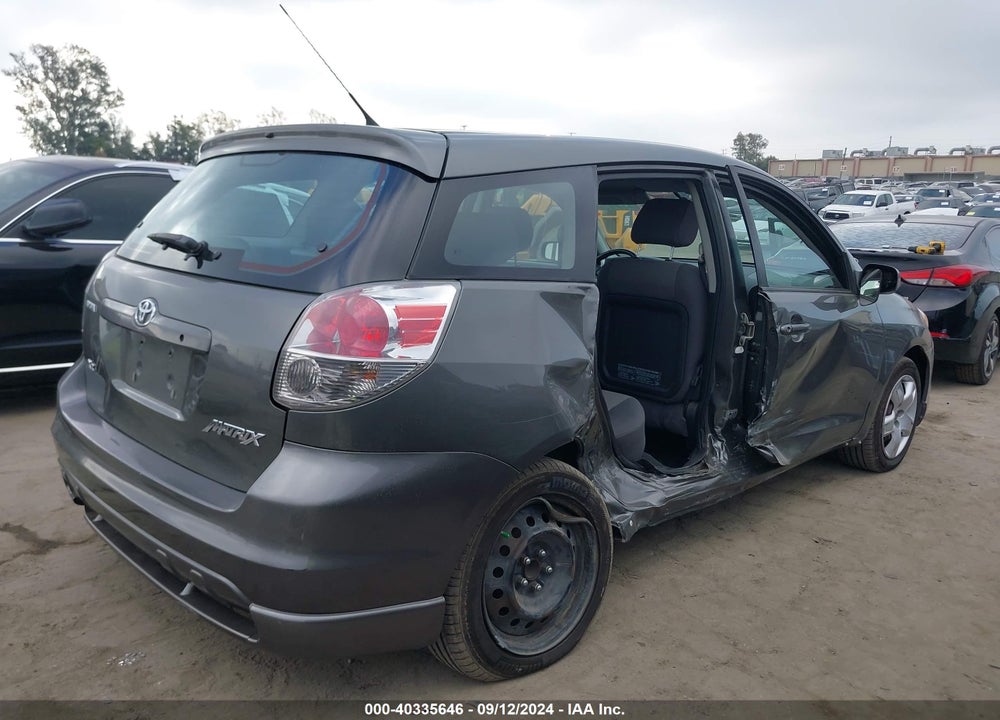 2008 TOYOTA MATRIX/XR VIN: 2T1KR32EX8C706578