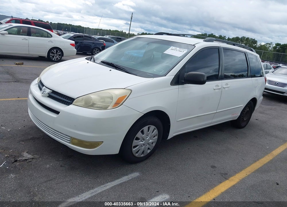2005 TOYOTA SIENNA LE VIN: 5TDZA23C55S233737