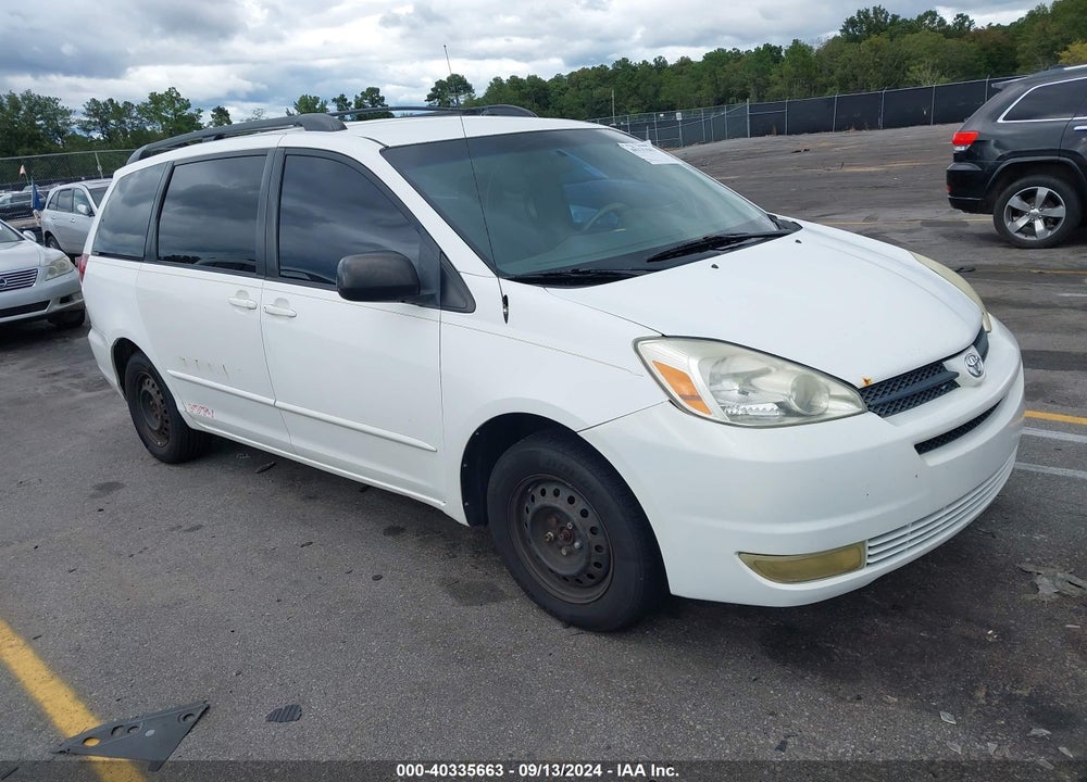 2005 TOYOTA SIENNA LE VIN: 5TDZA23C55S233737