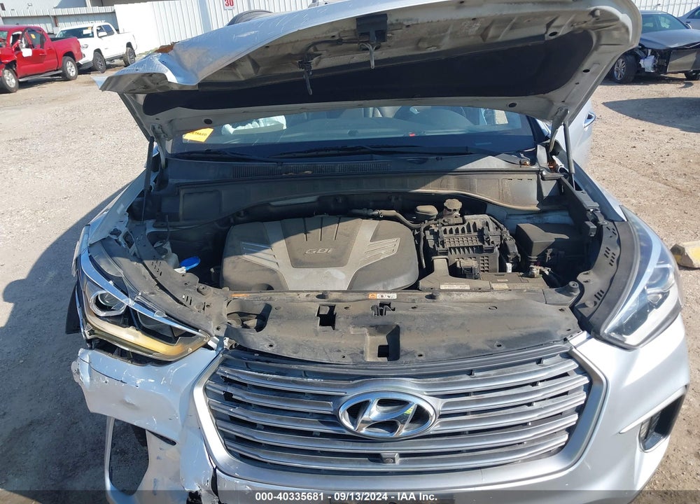 2017 HYUNDAI SANTA FE SE ULTIMATE VIN: KM8SR4HF1HU241645