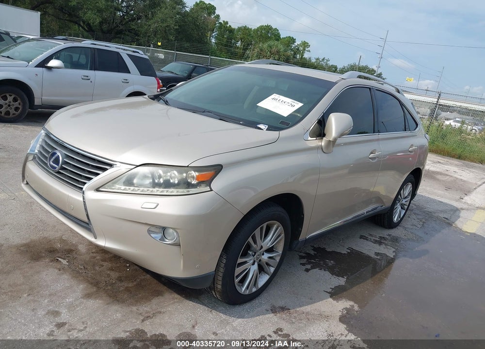 2013 LEXUS RX 450H VIN: JTJBC1BA7D2053670