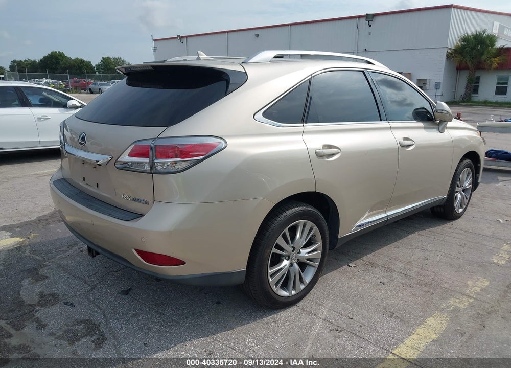 2013 LEXUS RX 450H VIN: JTJBC1BA7D2053670