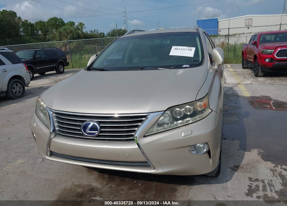 2013 LEXUS RX 450H VIN: JTJBC1BA7D2053670