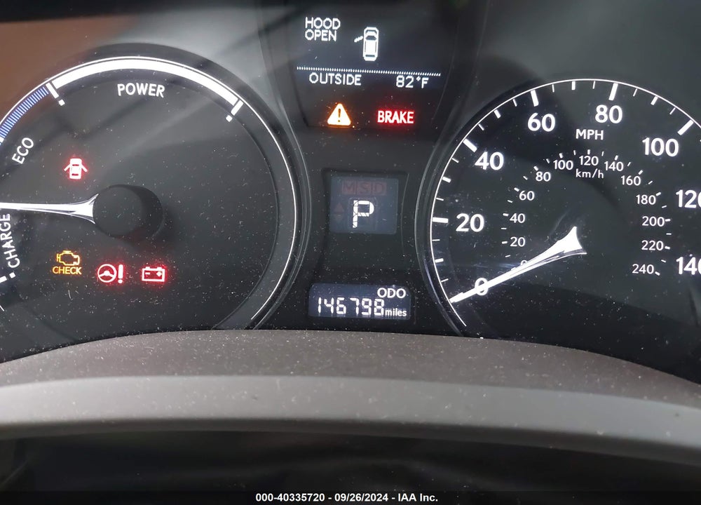 2013 LEXUS RX 450H VIN: JTJBC1BA7D2053670