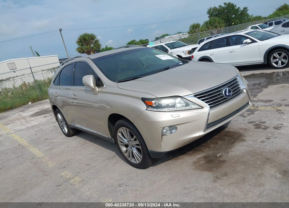 2013 LEXUS RX 450H VIN: JTJBC1BA7D2053670