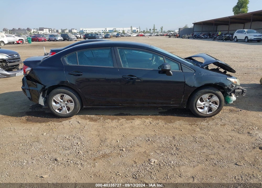 2013 HONDA CIVIC LX VIN: 19XFB2F5XDE004671