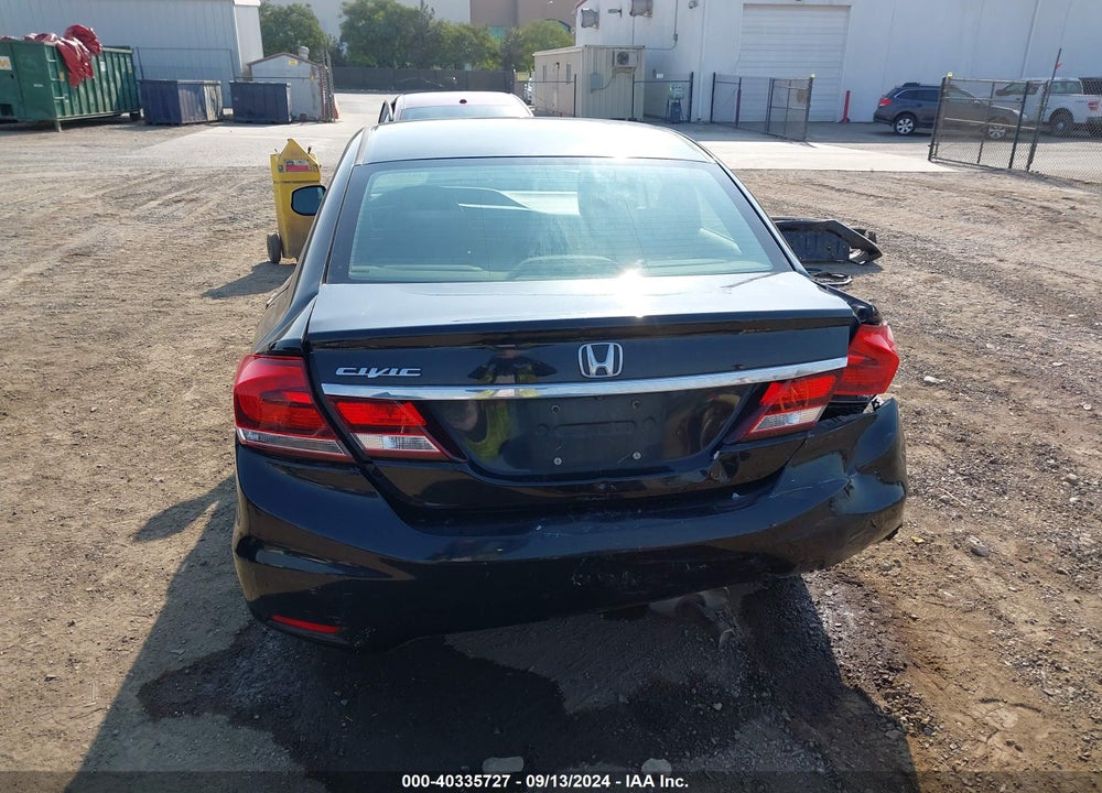 2013 HONDA CIVIC LX VIN: 19XFB2F5XDE004671