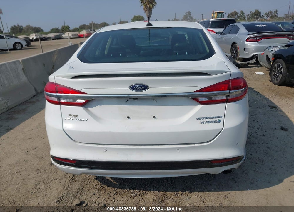 2017 FORD FUSION HYBRID TITANIUM VIN: 3FA6P0RU3HR217376