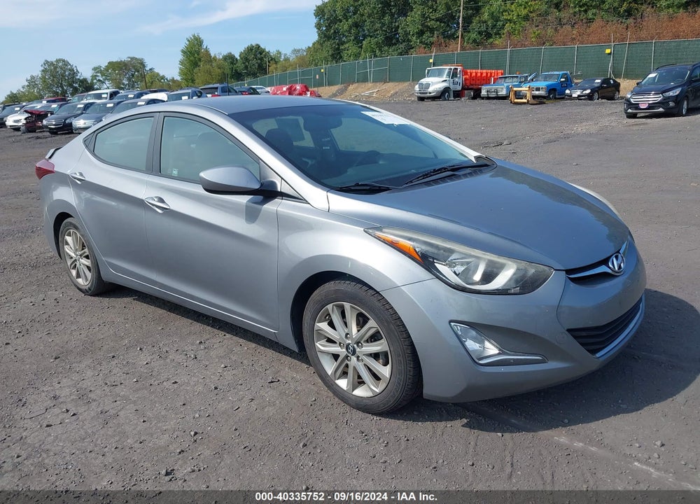 2015 HYUNDAI ELANTRA SE VIN: KMHDH4AE4FU277727