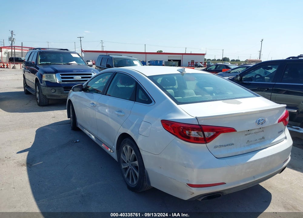2016 HYUNDAI SONATA SPORT VIN: 5NPE34AF3GH372176