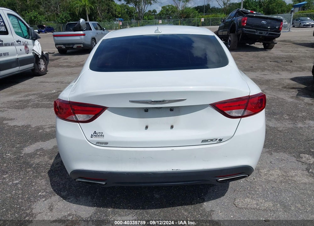 2015 CHRYSLER 200 S VIN: 1C3CCCDG1FN627769