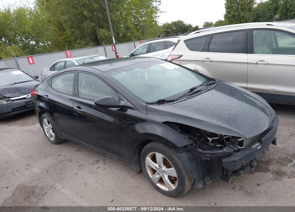 2013 HYUNDAI ELANTRA GLS VIN: 5NPDH4AE2DH305486
