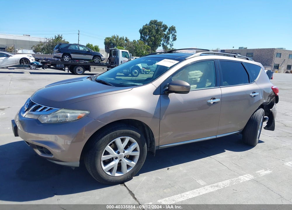 2012 NISSAN MURANO SV VIN: JN8AZ1MU6CW114152