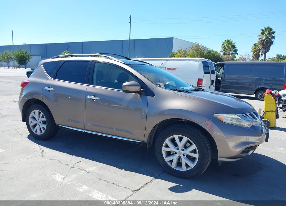 2012 NISSAN MURANO SV VIN: JN8AZ1MU6CW114152