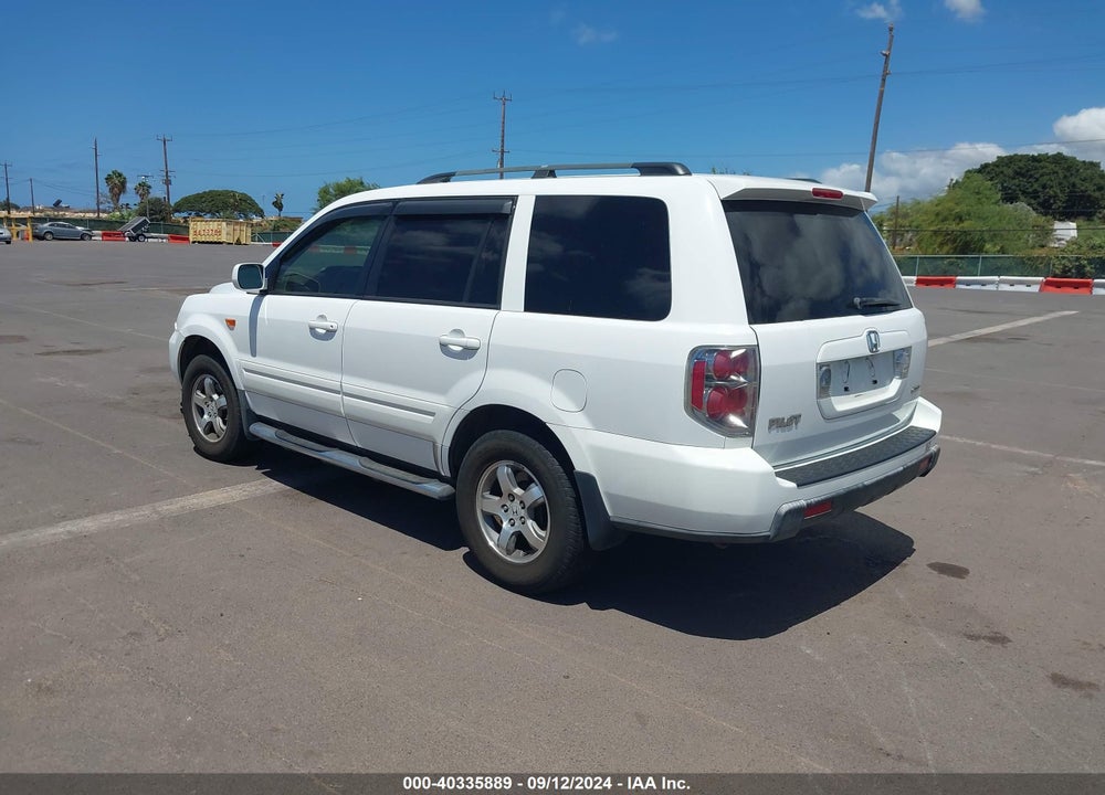 2007 HONDA PILOT EX VIN: 2HKYF18427H515495