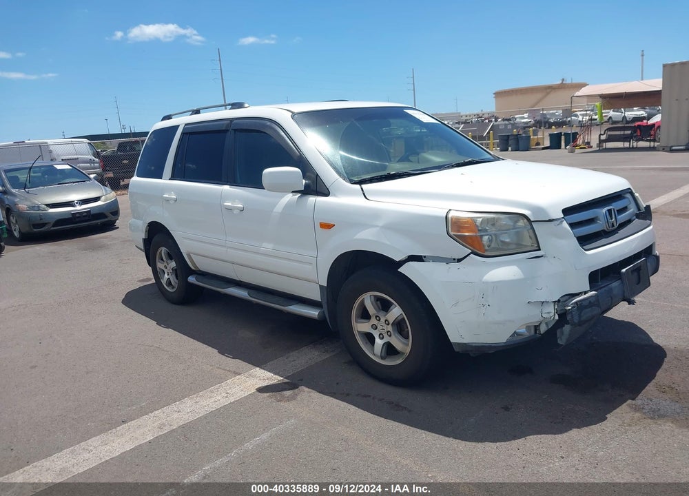 2007 HONDA PILOT EX VIN: 2HKYF18427H515495