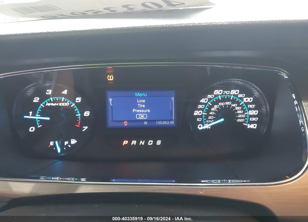 2013 FORD TAURUS SEL VIN: 1FAHP2E86DG181519
