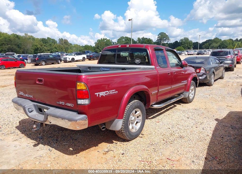 2002 TOYOTA TUNDRA LTD V8 VIN: 5TBBT48182S223657