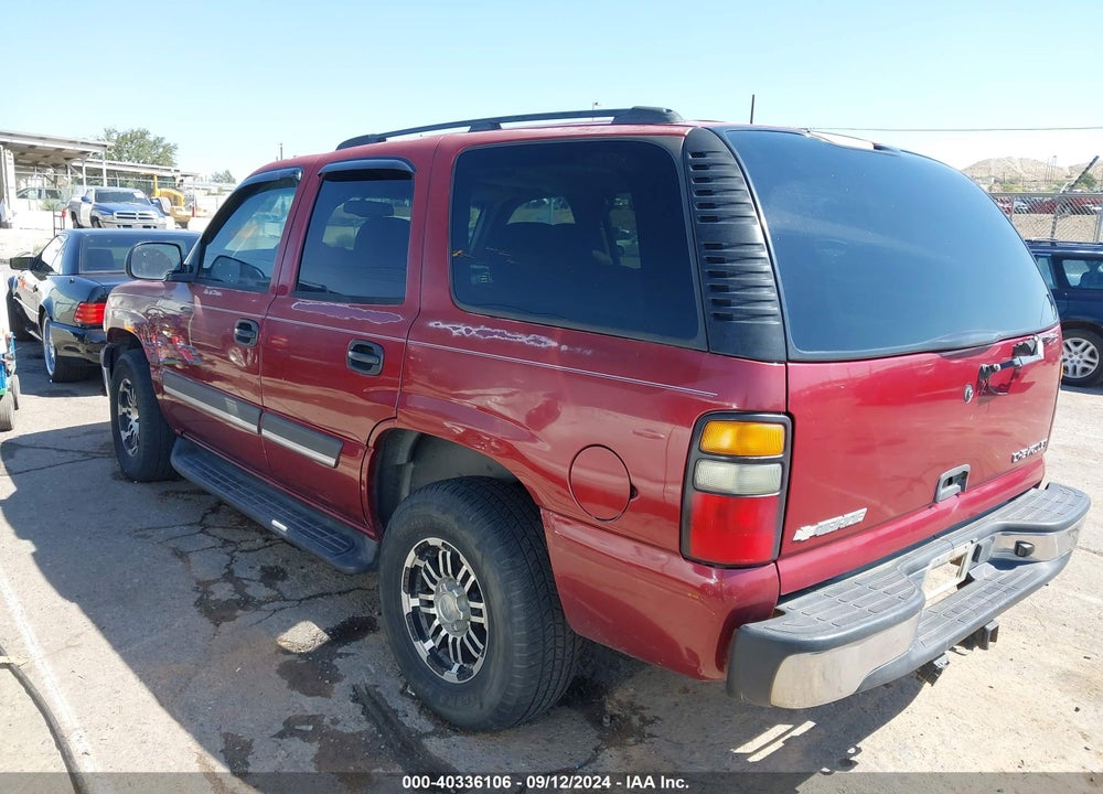 2004 CHEVROLET TAHOE LS VIN: 1GNEK13Z44R242976