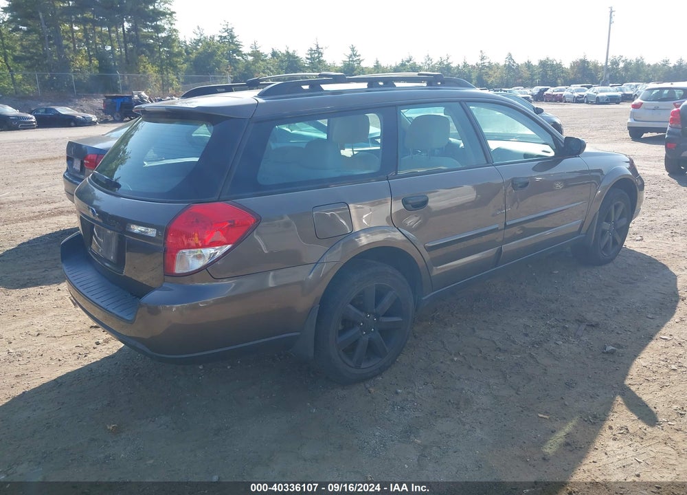 2009 SUBARU OUTBACK 2.5I VIN: 4S4BP61C597344102
