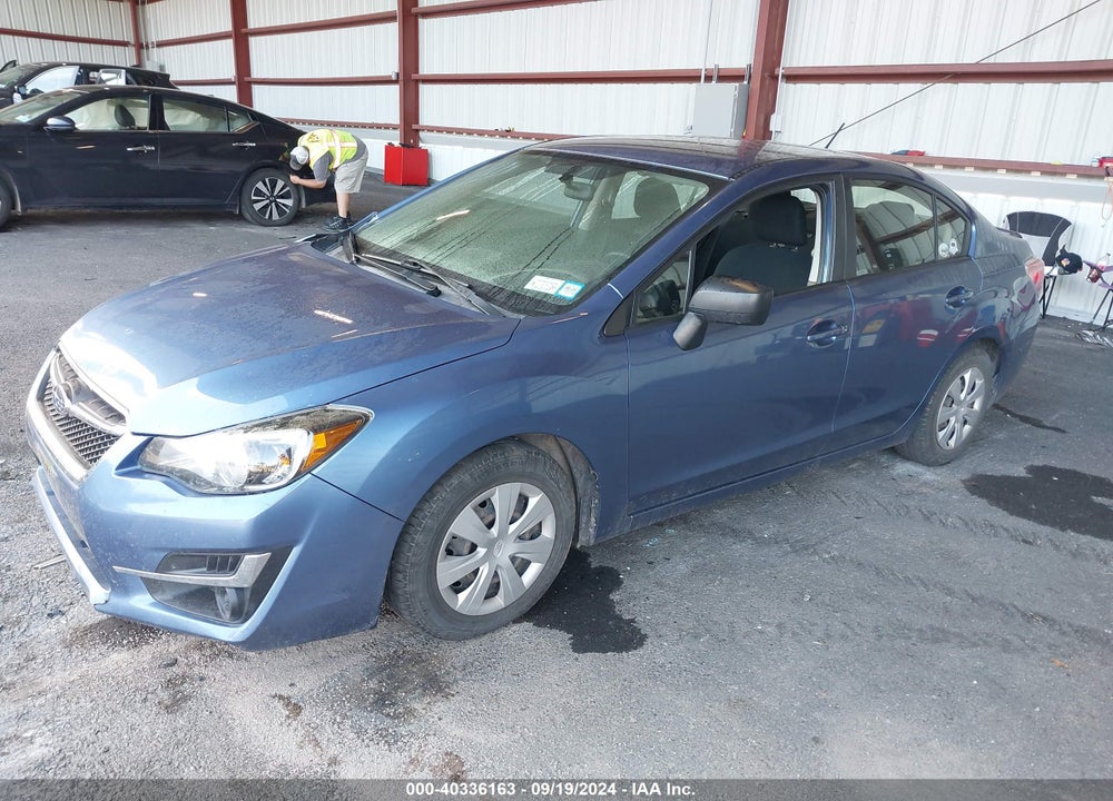 2016 SUBARU IMPREZA 2.0I VIN: JF1GJAA65GH012540