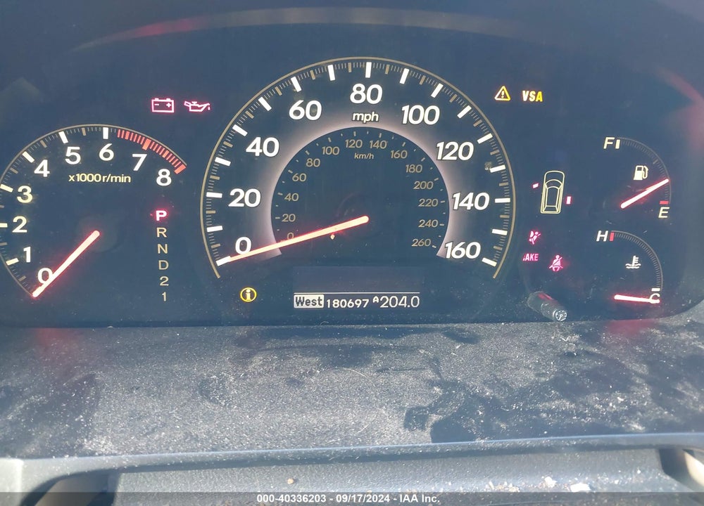 2008 HONDA ODYSSEY TOURING VIN: 5FNRL38938B101887