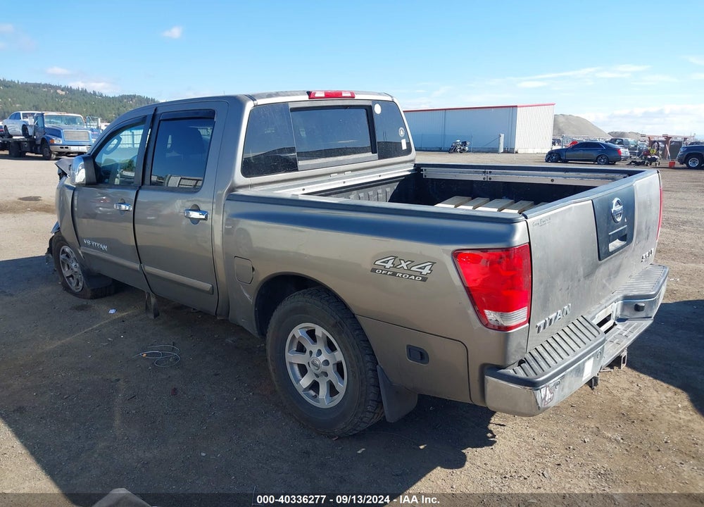 2007 NISSAN TITAN LE VIN: 1N6AA07B37N243434