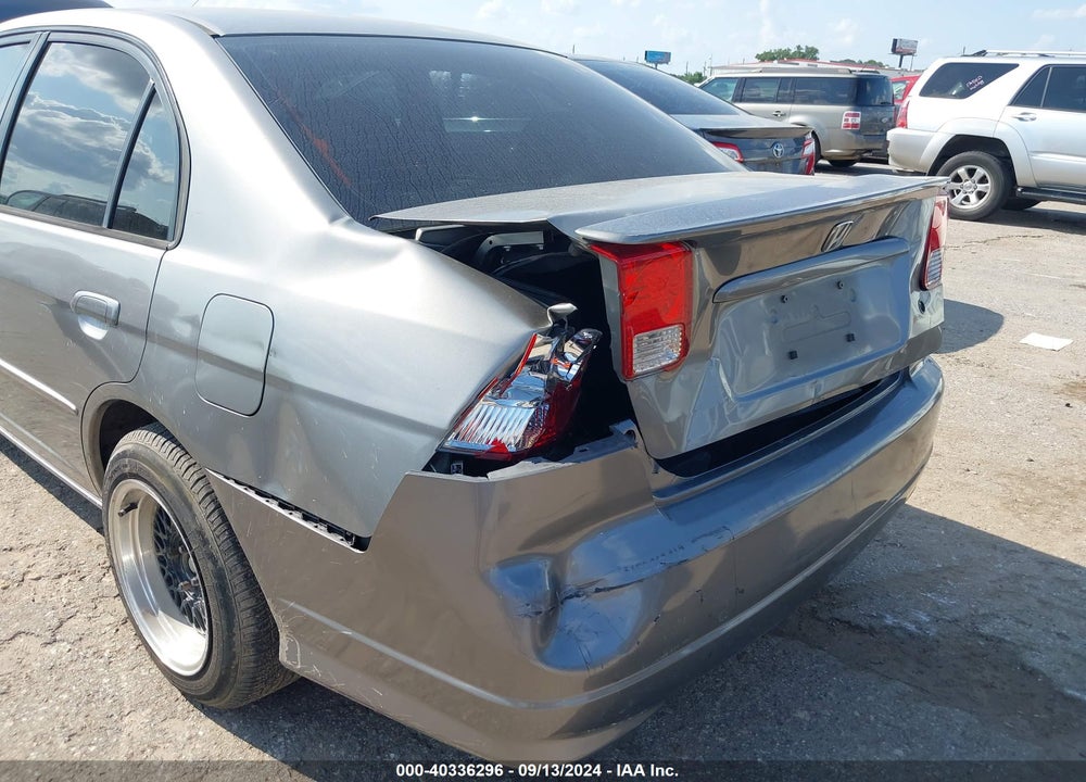 2005 HONDA CIVIC HYBRID VIN: JHMES95655S017310