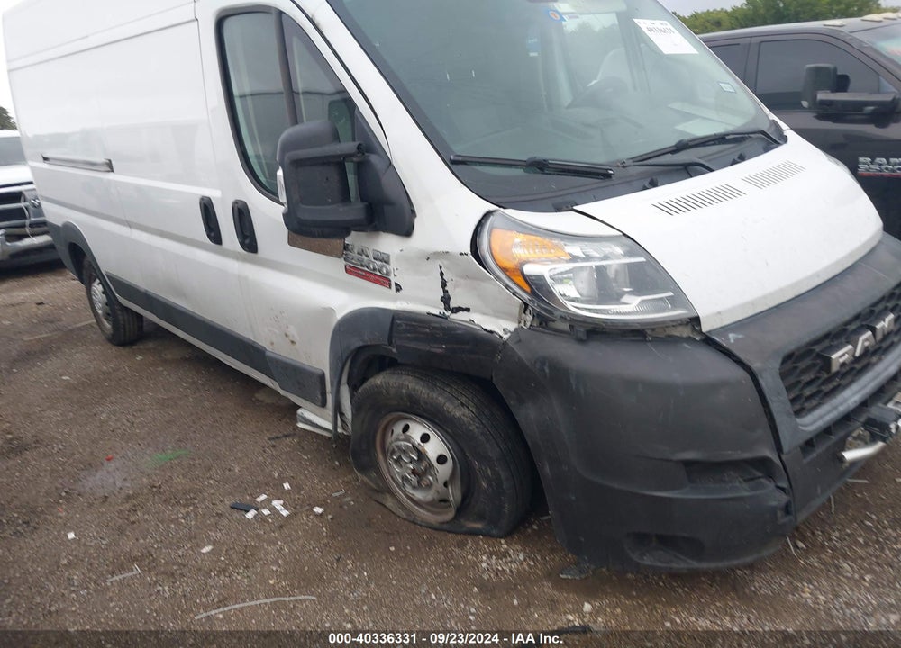 2020 RAM PROMASTER 2500 HIGH ROOF 159 WB VIN: 3C6TRVDG6LE133520