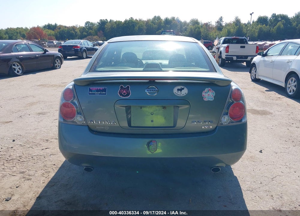 2006 NISSAN ALTIMA 3.5 SE VIN: 1N4BL11D66C254882
