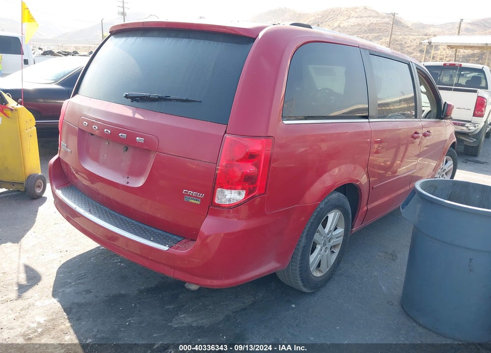 2012 DODGE GRAND CARAVAN CREW VIN: 2C4RDGDG8CR192371