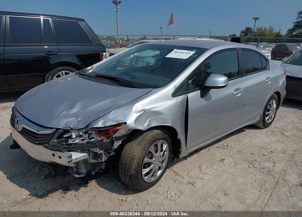 2012 HONDA CIVIC VIN: 19XFB2F54CE032867