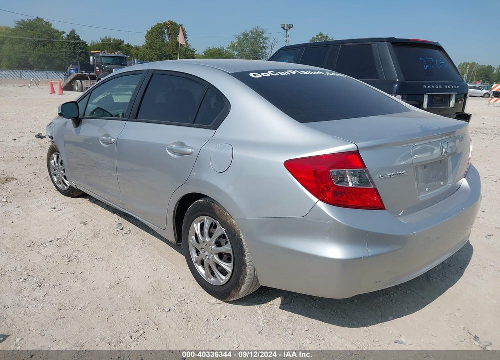 2012 HONDA CIVIC VIN: 19XFB2F54CE032867