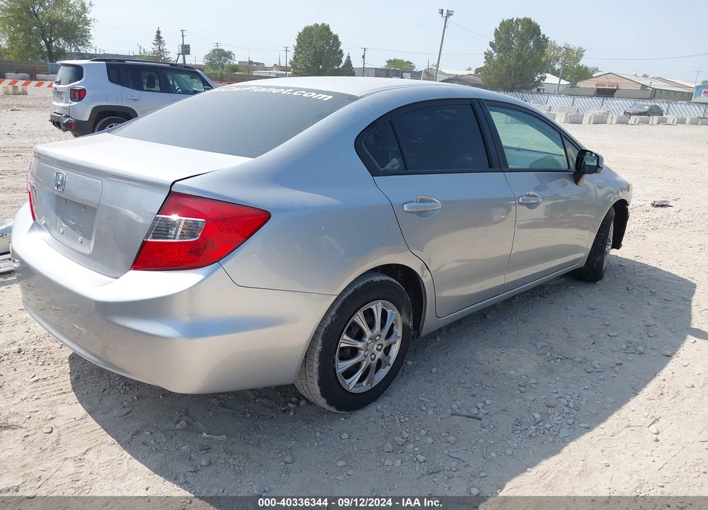 2012 HONDA CIVIC VIN: 19XFB2F54CE032867