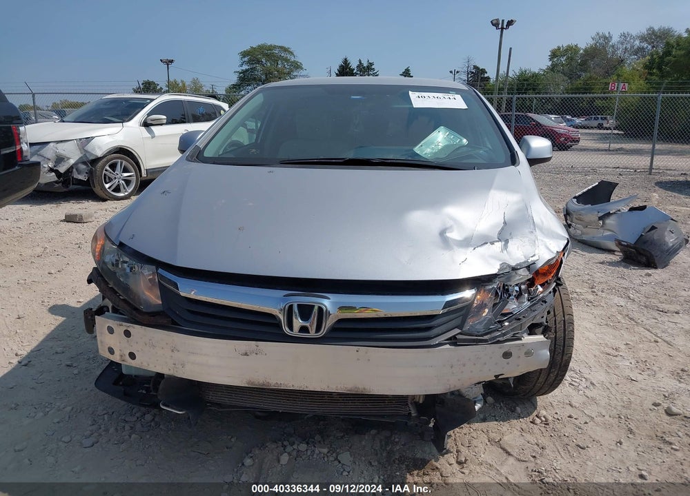 2012 HONDA CIVIC VIN: 19XFB2F54CE032867