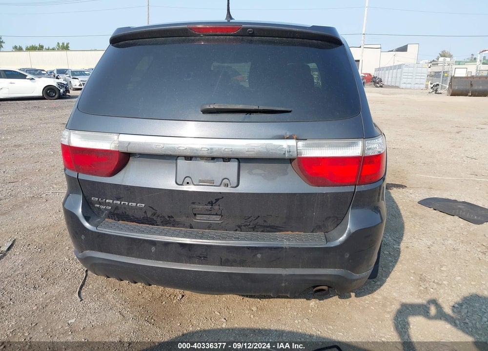 2013 DODGE DURANGO SXT VIN: 1C4RDJAG2DC654161