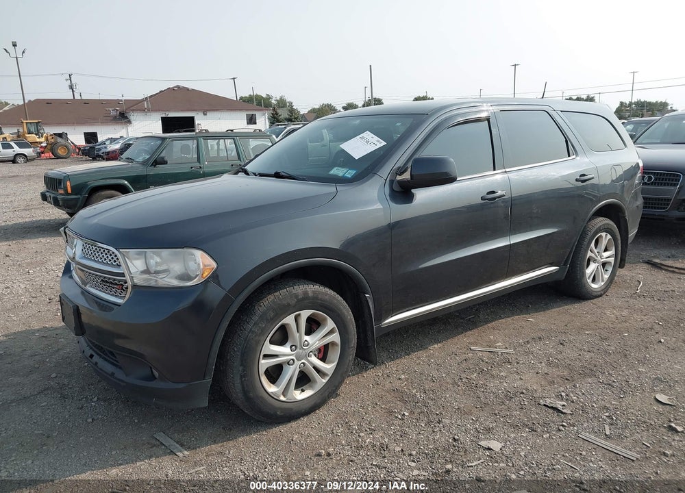 2013 DODGE DURANGO SXT VIN: 1C4RDJAG2DC654161