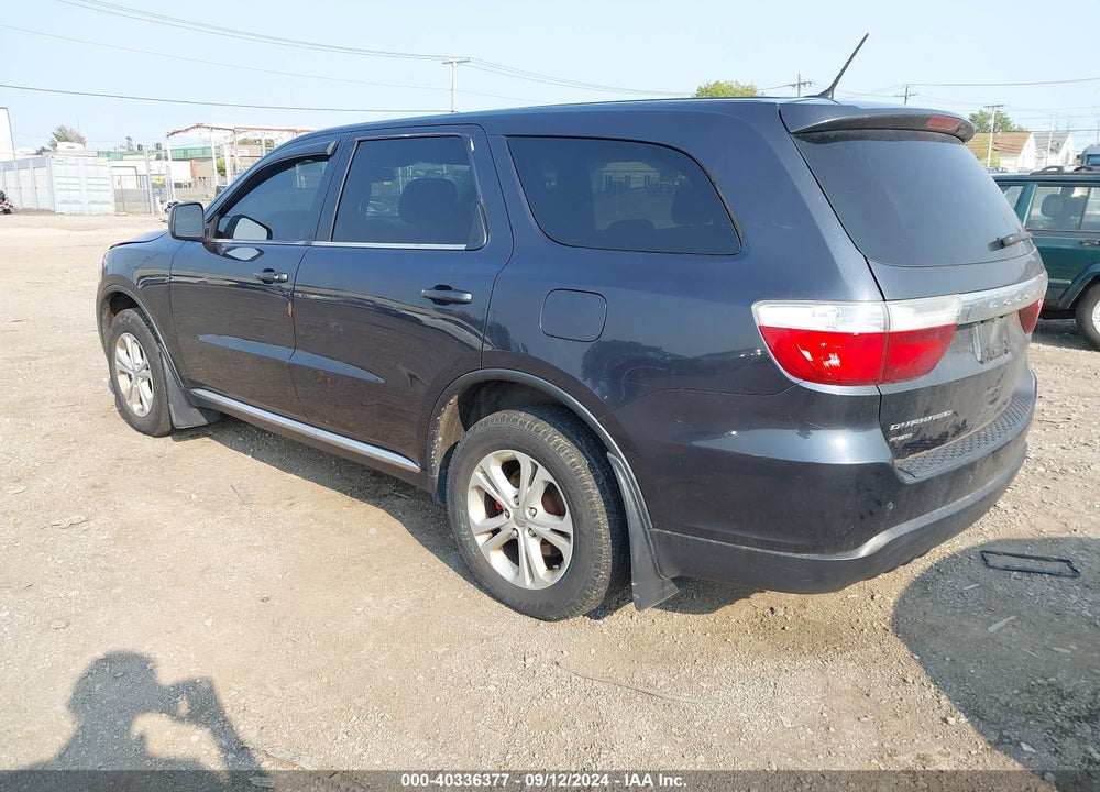 2013 DODGE DURANGO SXT VIN: 1C4RDJAG2DC654161