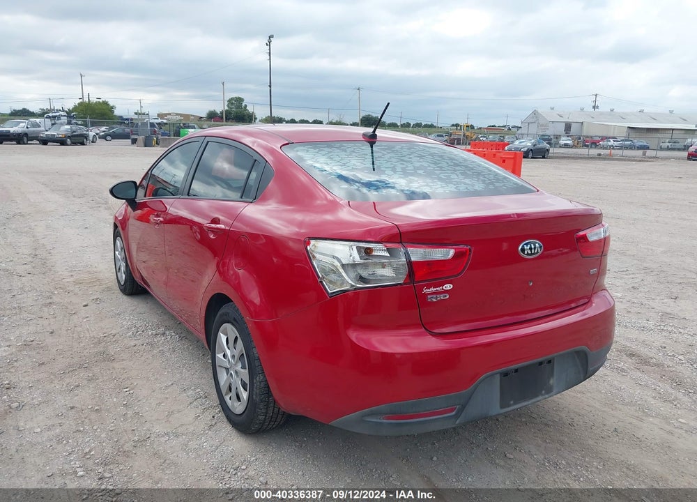 2015 KIA RIO LX VIN: KNADM4A31F6502153