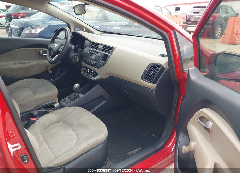 2015 KIA RIO LX VIN: KNADM4A31F6502153