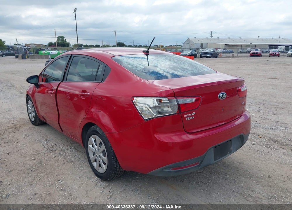 2015 KIA RIO LX VIN: KNADM4A31F6502153