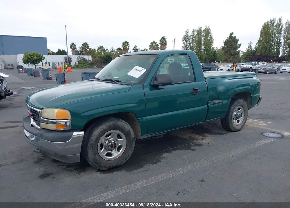 2001 GMC SIERRA 1500 SL VIN: 1GTEC14V91Z195084