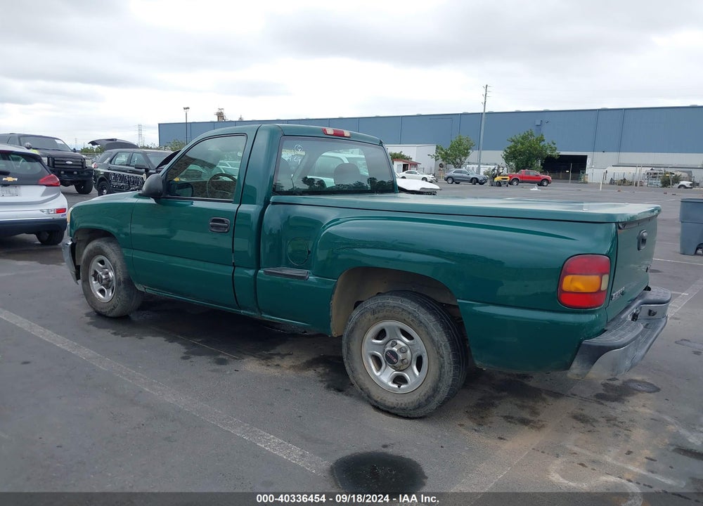 2001 GMC SIERRA 1500 SL VIN: 1GTEC14V91Z195084