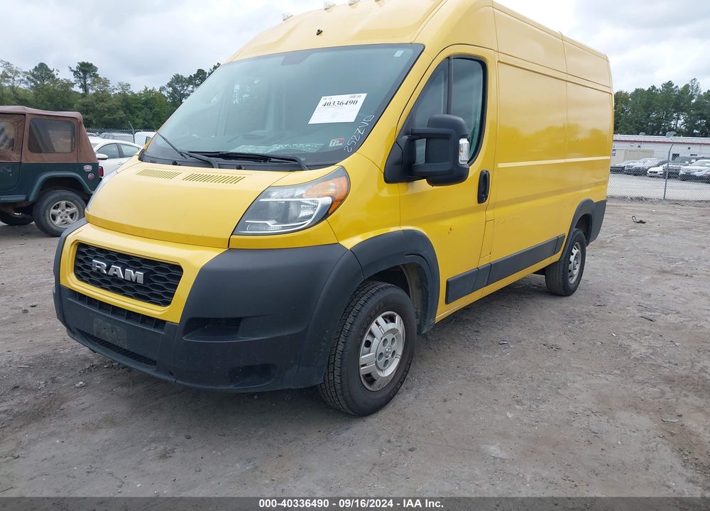 2020 RAM PROMASTER 1500 HIGH ROOF 136 WB VIN: 3C6TRVBG5LE100320