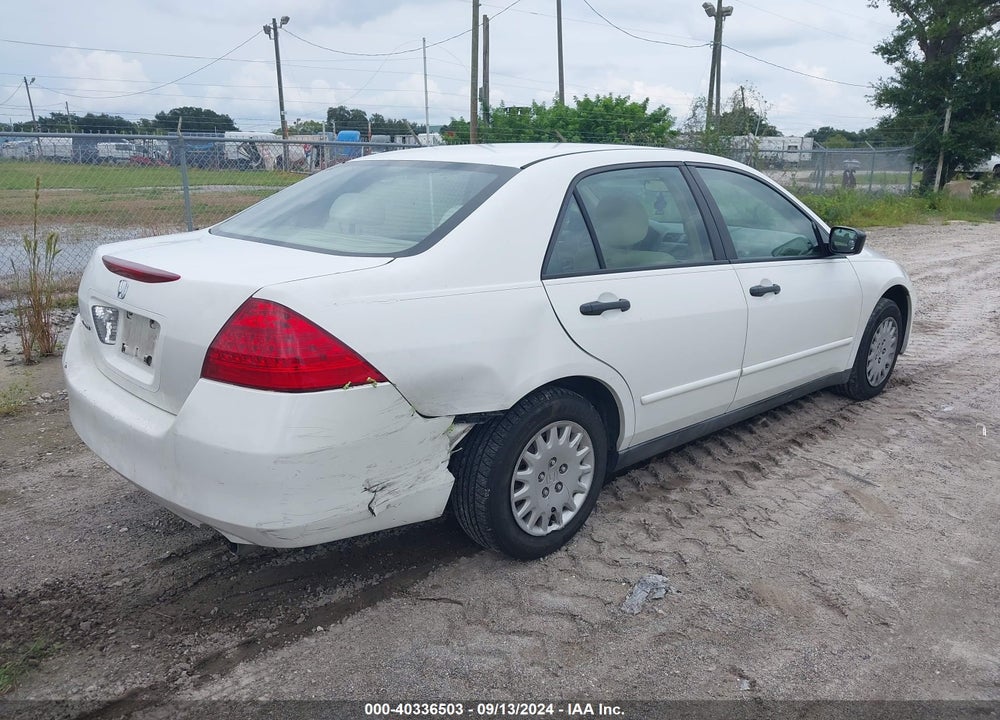 2007 HONDA ACCORD 2.4 VP VIN: 1HGCM56167A201583