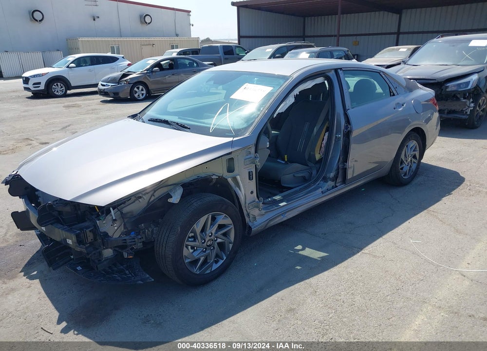 2024 HYUNDAI ELANTRA HYBRID BLUE VIN: KMHLM4DJ1RU104784