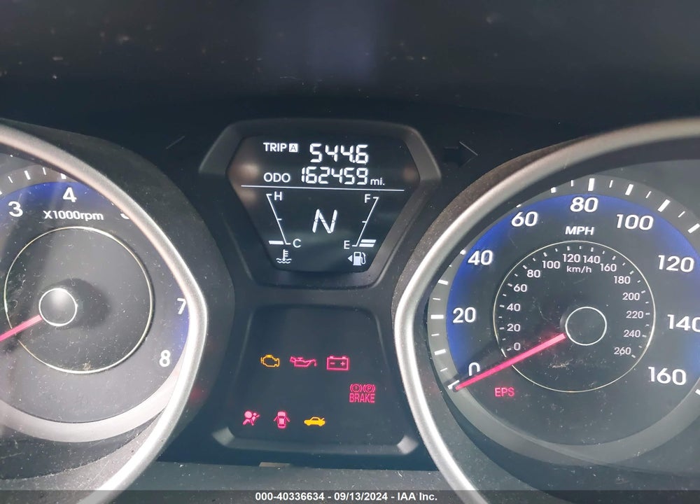2013 HYUNDAI ELANTRA LIMITED VIN: KMHDH4AE7DU757631